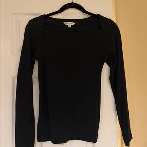 Banana Republic Classic Black Long Sleeve Tee